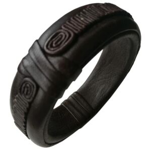 🇨🇦 Vintage 80s hand made leather bracelet